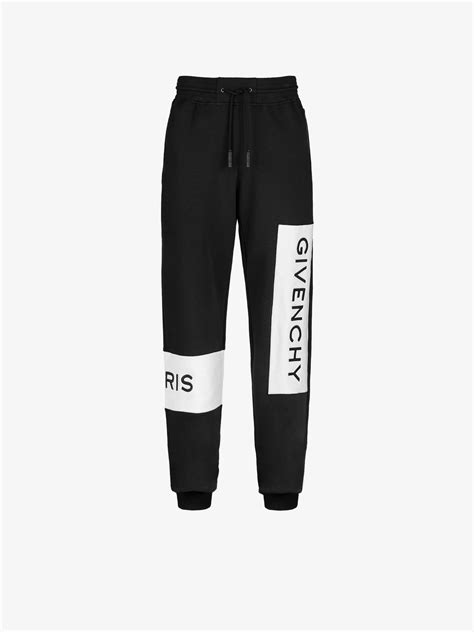 givenchy sweatpants men|Givenchy embroidered joggers.